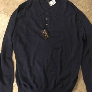 Blue Jos A Bank sweater